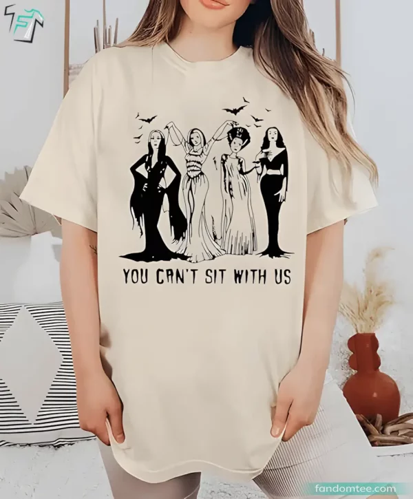 Vintage Ghoul Gang You Can’t Sit With Us Shirt Funny Halloween Tee