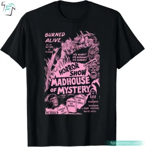 Vintage Halloween Monsters Slasher Horror Movies Shirt