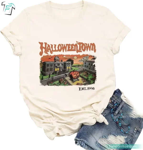 Vintage Halloweentown University Sweatshirt Best Iconic Halloween Pumpkin Tee