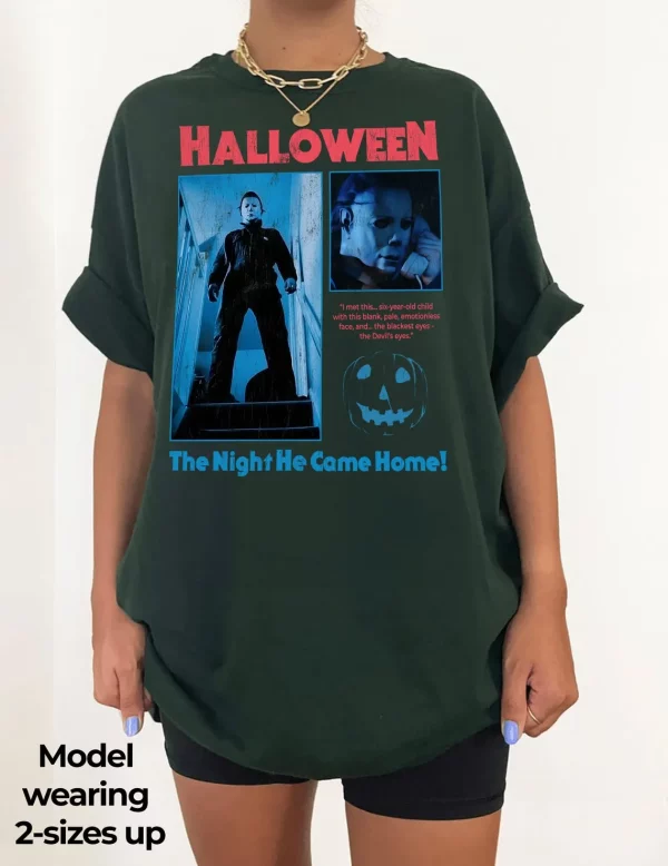 Vintage Scary Characters Halloween Horror Movies Shirt