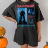 Vintage Scary Characters Horror Movies Shirt Funny Halloween Tee