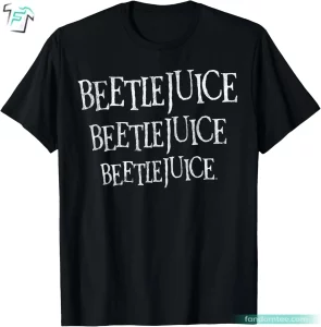 Beetlejuice Beetlejuice Beetlejuice Shirt For 80s 90s Horror Movie Fans