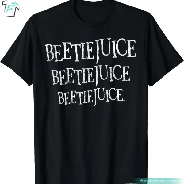 Beetlejuice Beetlejuice Beetlejuice Shirt For 80s 90s Horror Movie Fans