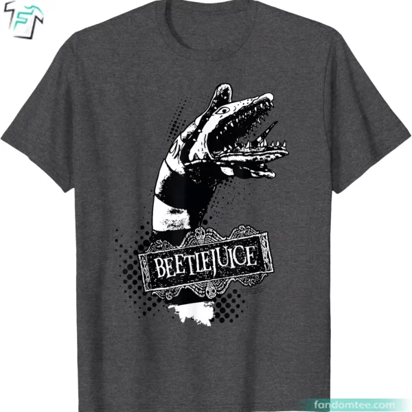 Beetlejuice Sandworm Scary Halloween Beetlejuice Graphic Tee