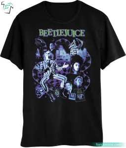 Beetlejuice Shirt Womens Horror Movie Cast Unisex Tee