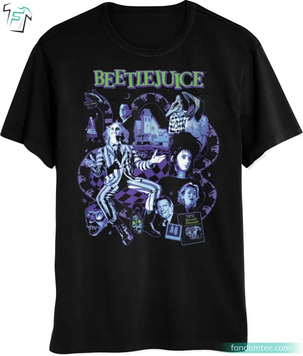 Beetlejuice Shirt Womens Horror Movie Cast Unisex Tee