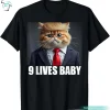 Cat Trump 9 Lives Baby Donald Trump Shirts Funny For Cat Lovers