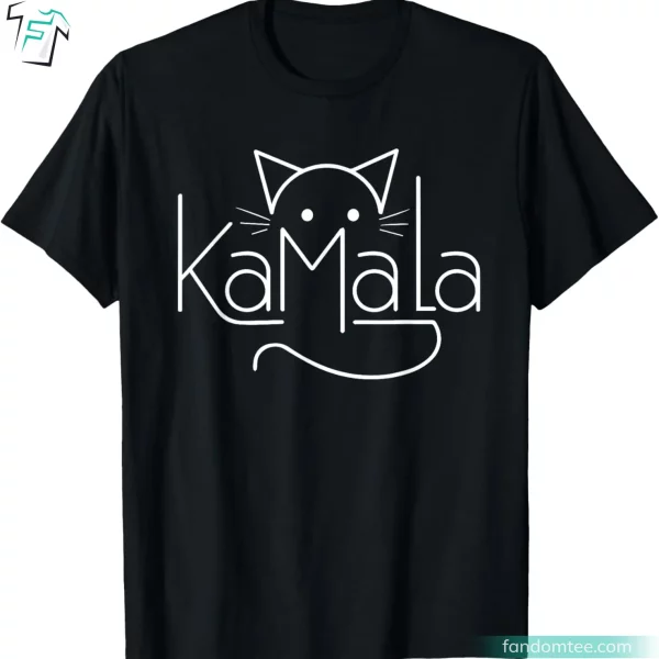 Cats Alphabet Funny Childless Cat Ladies For Kamala Harris Tee Shirt