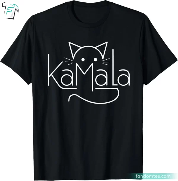 Cats Alphabet Funny Childless Cat Ladies For Kamala Harris Tee Shirt