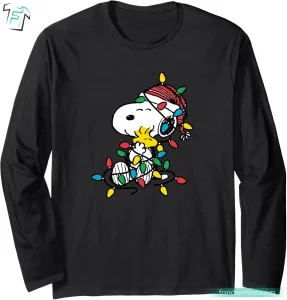 Christmas Snoopy X Mas Lights Funny Peauts Snoopy Shirts For Women 3