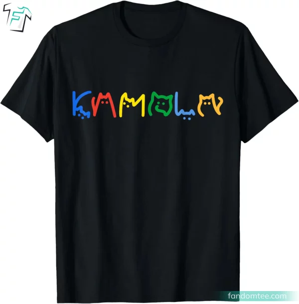 Colorful Cat Alphabet Funny Kamala Harris For President TShirt