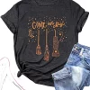 Come We Fly Funny Witch Fall Tee Hocus Pocus Women's Shirt