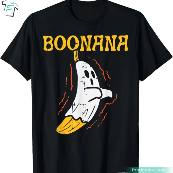 Cute Boonana Ghost Banana Halloween Boo T Shirt Funny Great Halloween Gifts