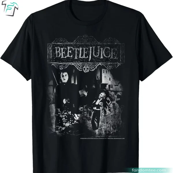 Dark Poster Horror Halloween Beetlejuice Tee Shirt