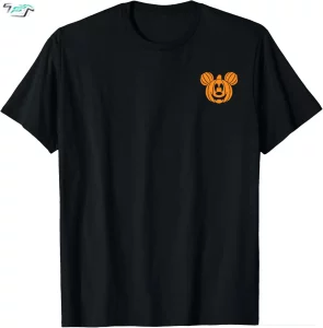 Disney Halloween Pumpkin Mickey Shirt Funny Mickey Pumpkin Head Tee