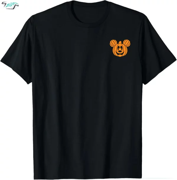 Disney Halloween Pumpkin Mickey Shirt Funny Mickey Pumpkin Head Tee