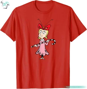 Dr. Seuss Cindy Lou Who Funny Grinch Shirts Women