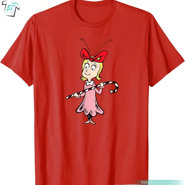 Dr. Seuss Cindy Lou Who Funny Grinch Shirts Women