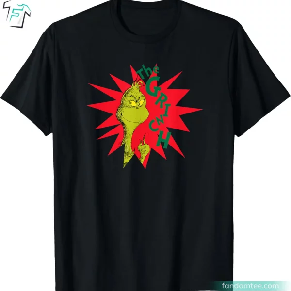 Dr. Seuss Grinch Burst Funny Grinch Christmas Shirts