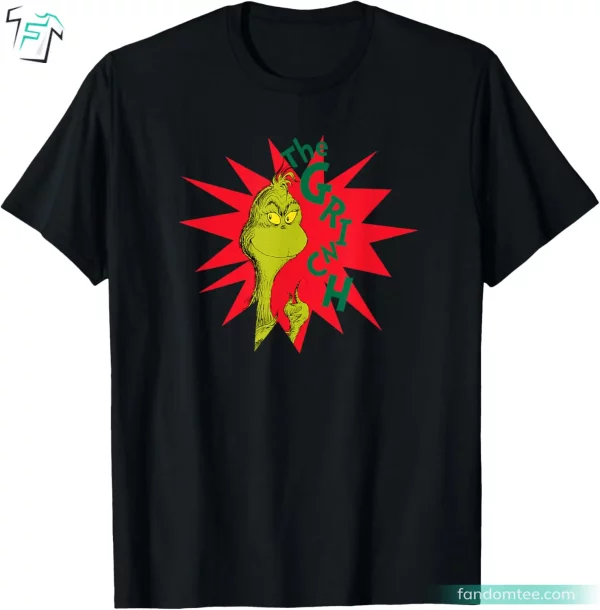 Dr. Seuss Grinch Burst Funny Grinch Christmas Shirts