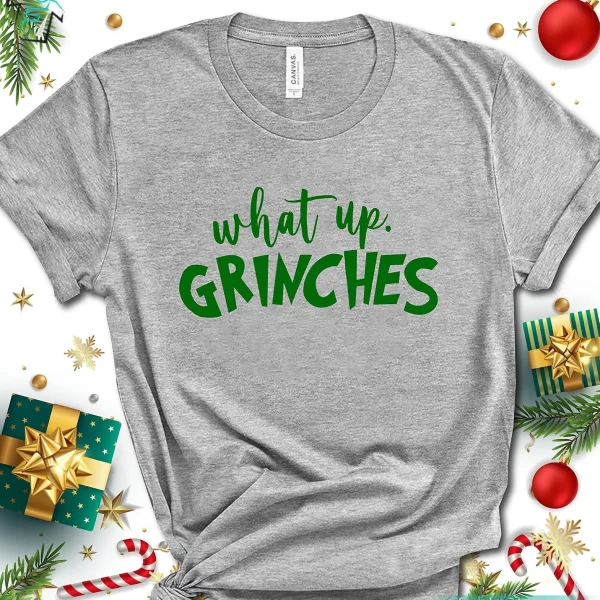 Drink Up Grinches It’s Christmas Funny Grinch Shirt For Women