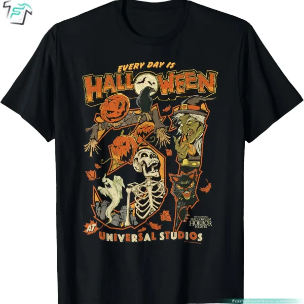 Every Day Is Halloween Vintage Halloween Tee Shirts for Horror Movier Fans