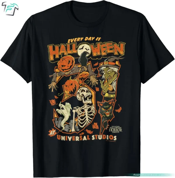 Every Day Is Halloween Vintage Halloween Tee Shirts for Horror Movier Fans