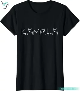 Funny Cat Alphabet Kamala Harris 2024 Shirt For Democrats Supporter