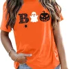 Funny Ghost Pumpkin Spider Halloween Boos Shirt