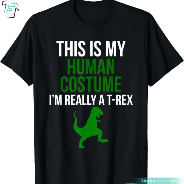 Funny Halloween I’m Really A T Rex Dinosaur T Shirt