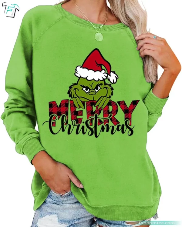 Funny Merry Christmas Grinch Shirt For Girls