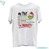 Funny My Day I'm Booked Funny Grinch Christmas T Shirt 2