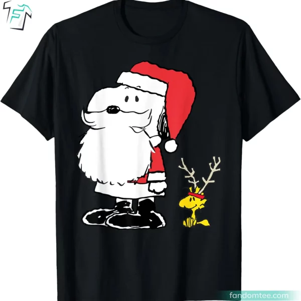 Funny Santa Peanuts Snoopy Christmas Shirt