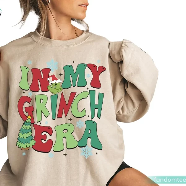 Funny Christmas In My Grinch Era Sweatshirt