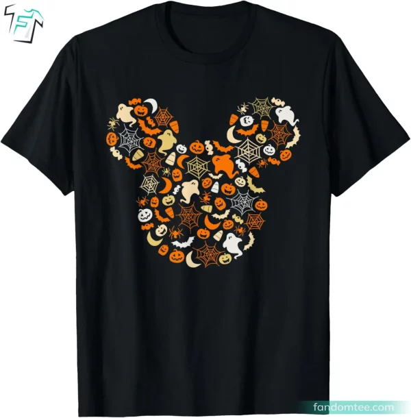 Ghosts Pumpkins Spiders Mickey Mouse Halloween TShirts