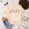 Halloween Dancing Skeleton Graphic Tees for Boys Girls 3