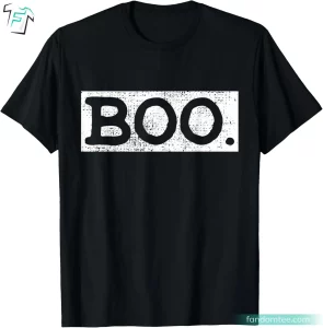 Halloween Vintage Boo Tee Shirt Funny Spooky Season Gift