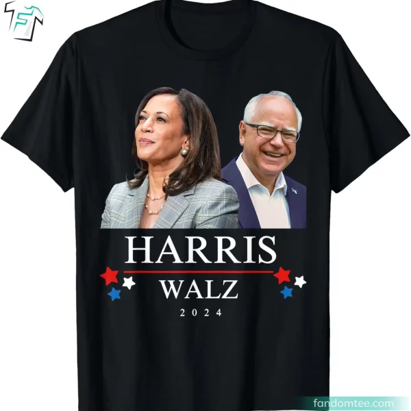 Harris Walz 2024 For President Kamala Harris Tee Shirts