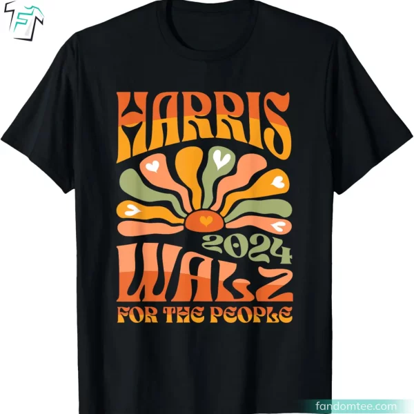 Harris Walz 2024 For The People Kamala Harris Tshirts