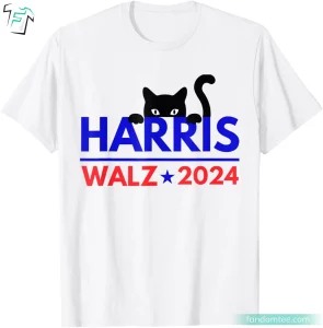 Harris Walz 2024 Funny Childless Cat Lady Shirt