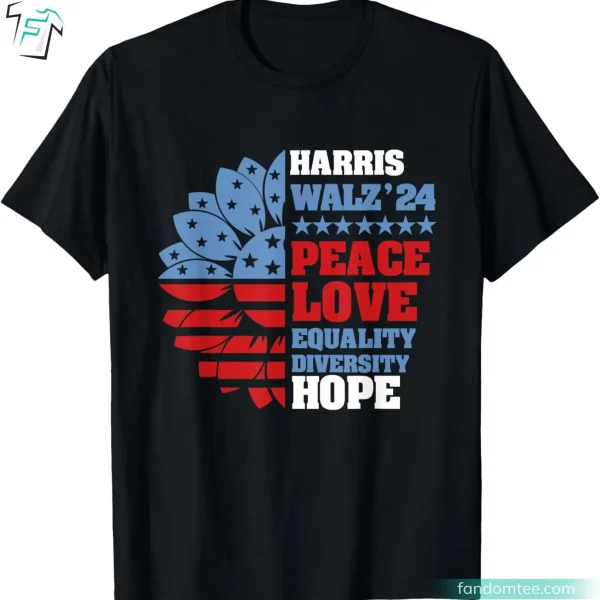 Harris Walz 2024 Kamala Harris T-Shirts For President