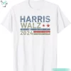 Harris Walz 2024 Retro Vintage Kamala Harris Tee Shirts