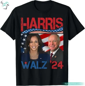 Harris Walz 24 for President Kamala Harris Campaign T Shirt