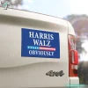 Harris Walz Obviously Magnet Car Signs Kamala Harris Supporter 2