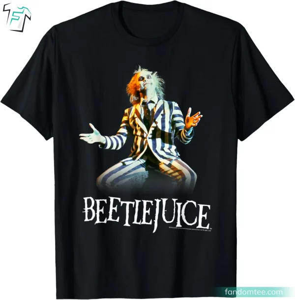 Horror Halloween Scary Beetlejuice Sitting Beetlejuice T Shirt