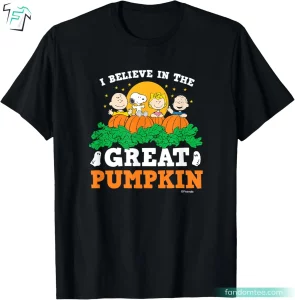 I Believe In The Great Pumpkin Shirt Funny Peanuts & Charlie Brown Gift Tee