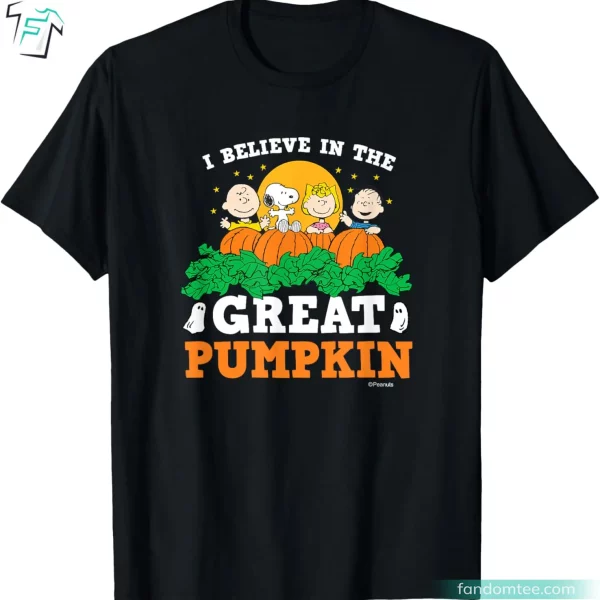 I Believe In The Great Pumpkin Shirt Funny Peanuts & Charlie Brown Gift Tee