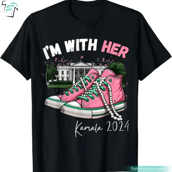 I’m With Her Kamala Harris 2024 Tee Shirts for President Election