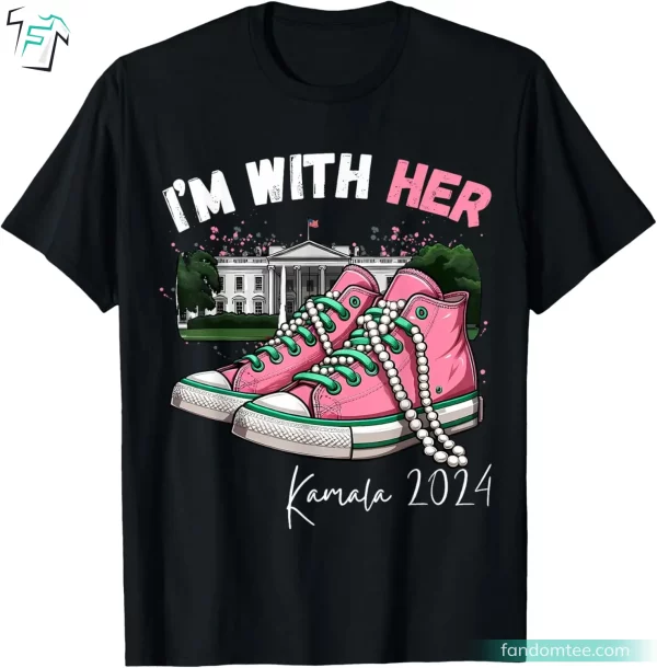 I’m With Her Kamala Harris 2024 Tee Shirts for President Election