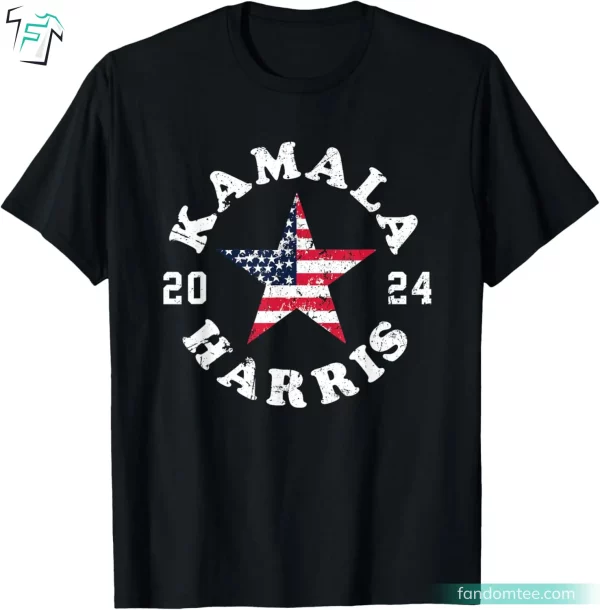 Kamala Harris 2024 America Flag Kamala Harris T Shirt